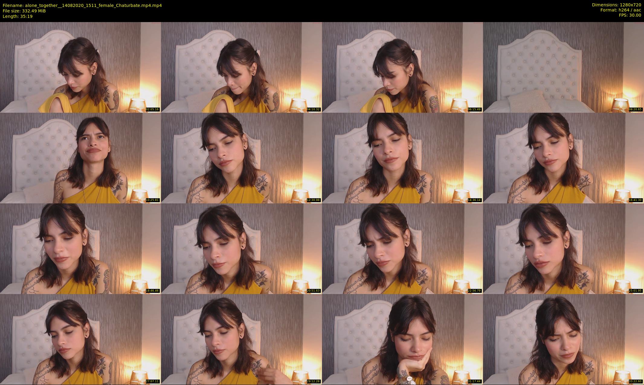 alone_together_ — 36 minute Chaturbate female cam show recording, 720p, Aug 14, 2020