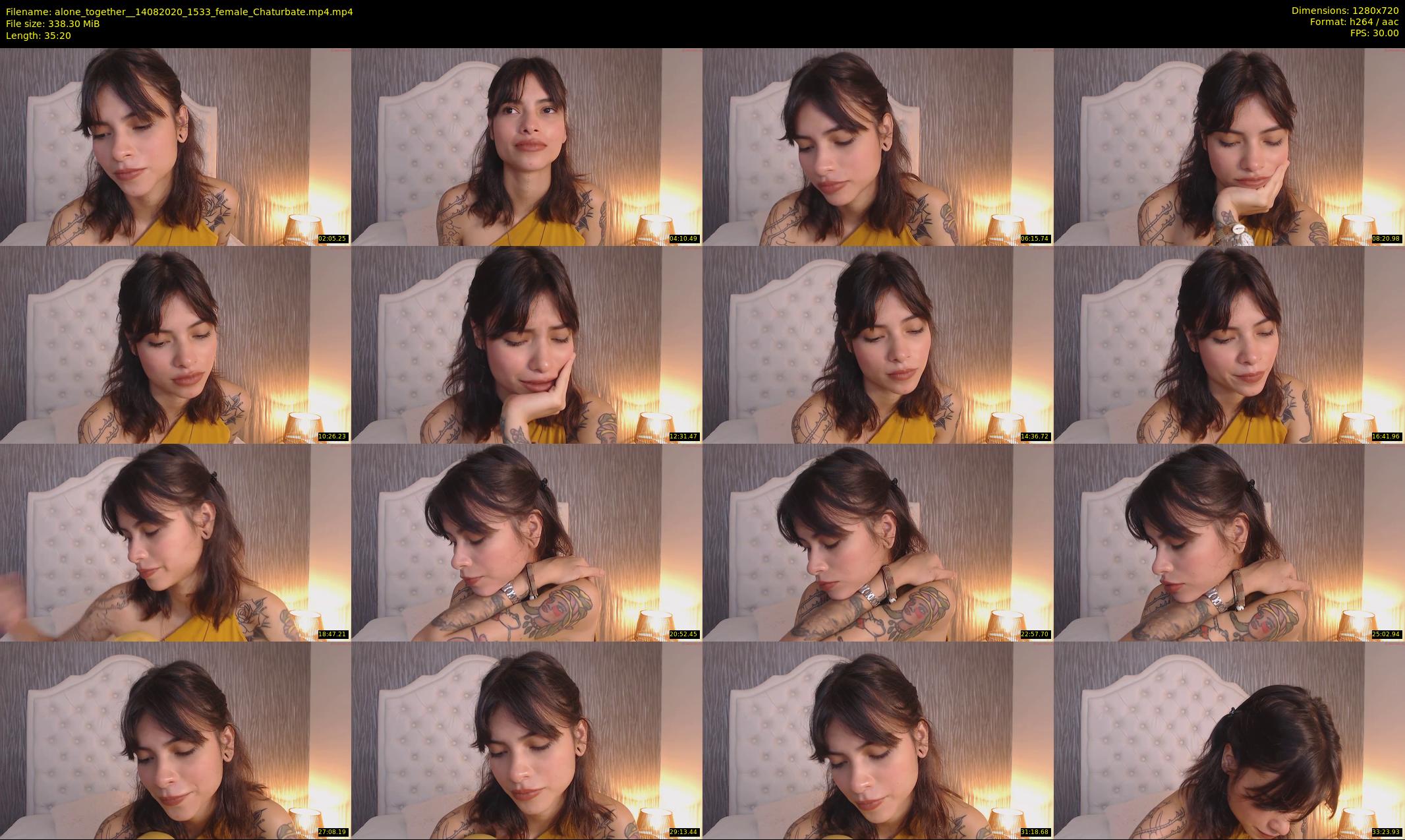 alone_together_ — 36 minute Chaturbate female cam show recording, 720p, Aug 14, 2020