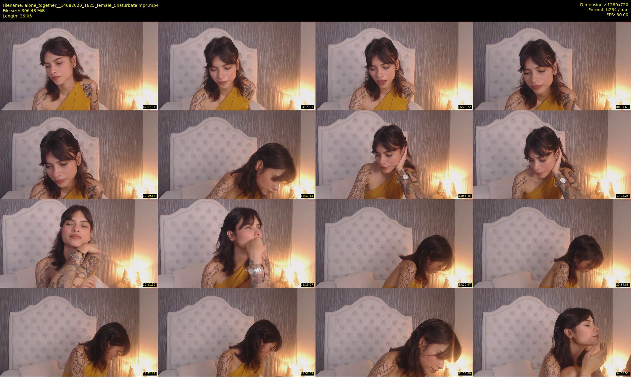 alone_together_ — 37 minute Chaturbate female cam show recording, 720p, Aug 14, 2020