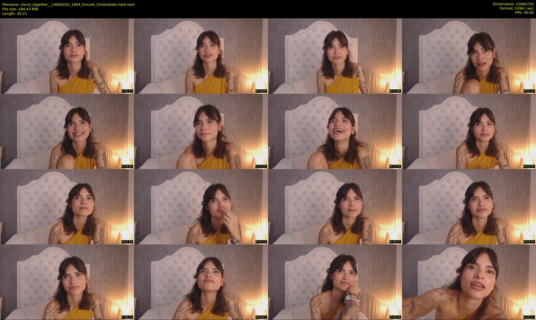 alone_together_ — 36 minute Chaturbate female cam show recording, 720p, Aug 14, 2020