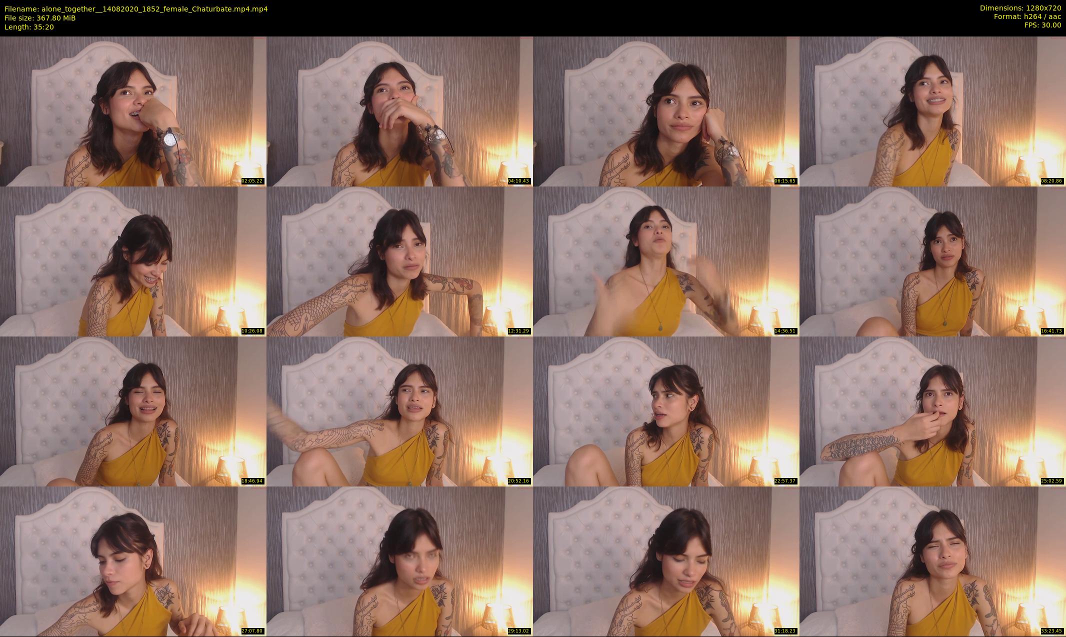 alone_together_ — 36 minute Chaturbate female cam show recording, 720p, Aug 14, 2020