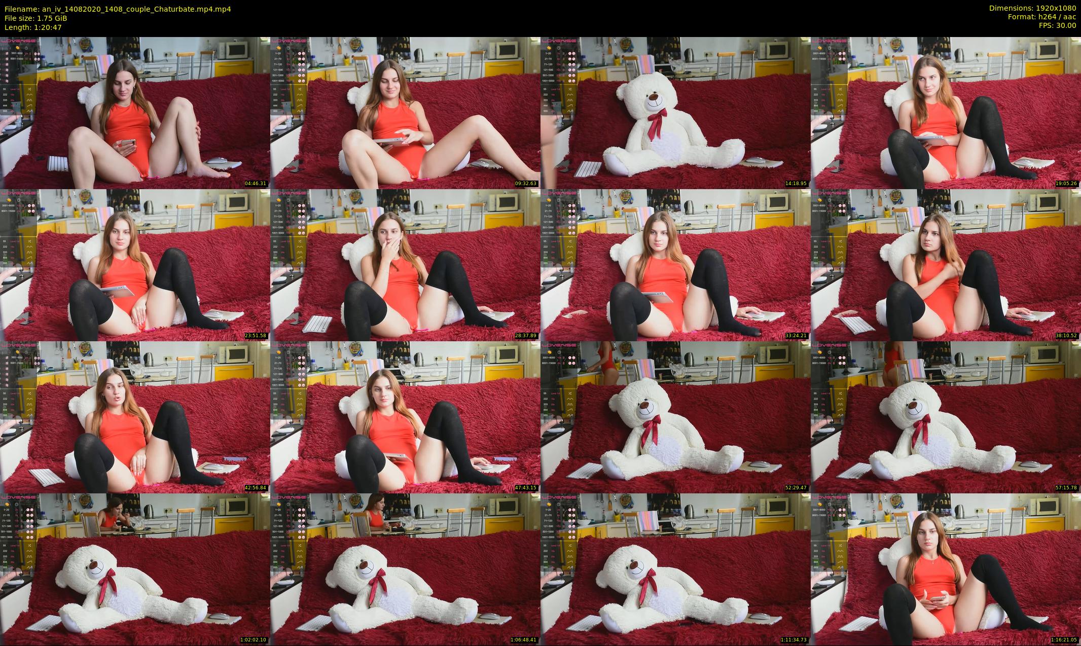 an_iv — 81 minute Chaturbate female cam show recording, 1080p, Aug 14, 2020