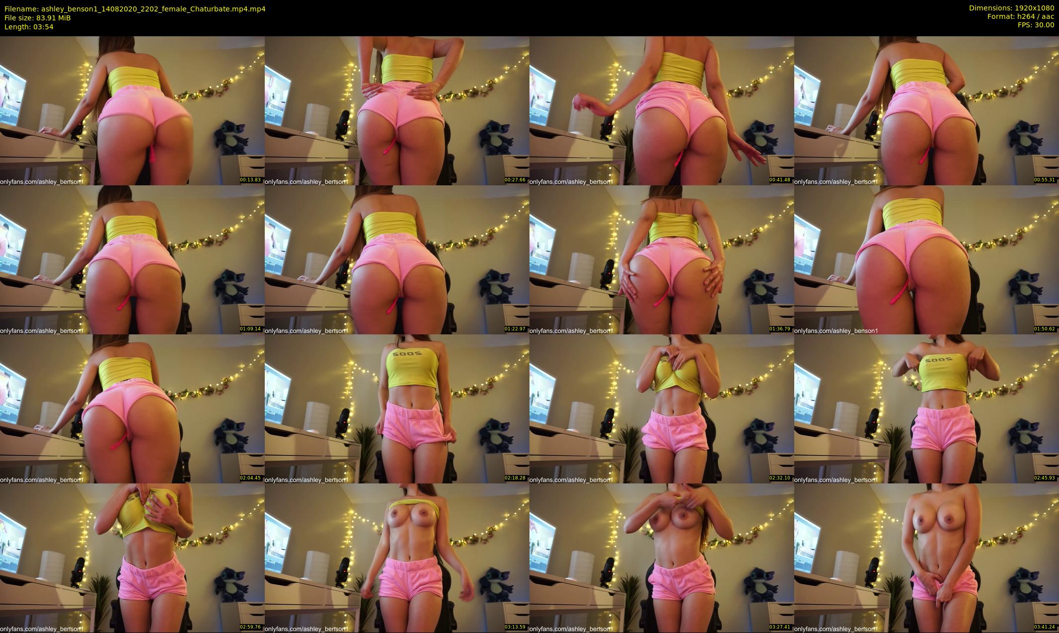 ashley_benson1 — 4 minute Chaturbate female cam show recording, 1080p, Aug 14, 2020