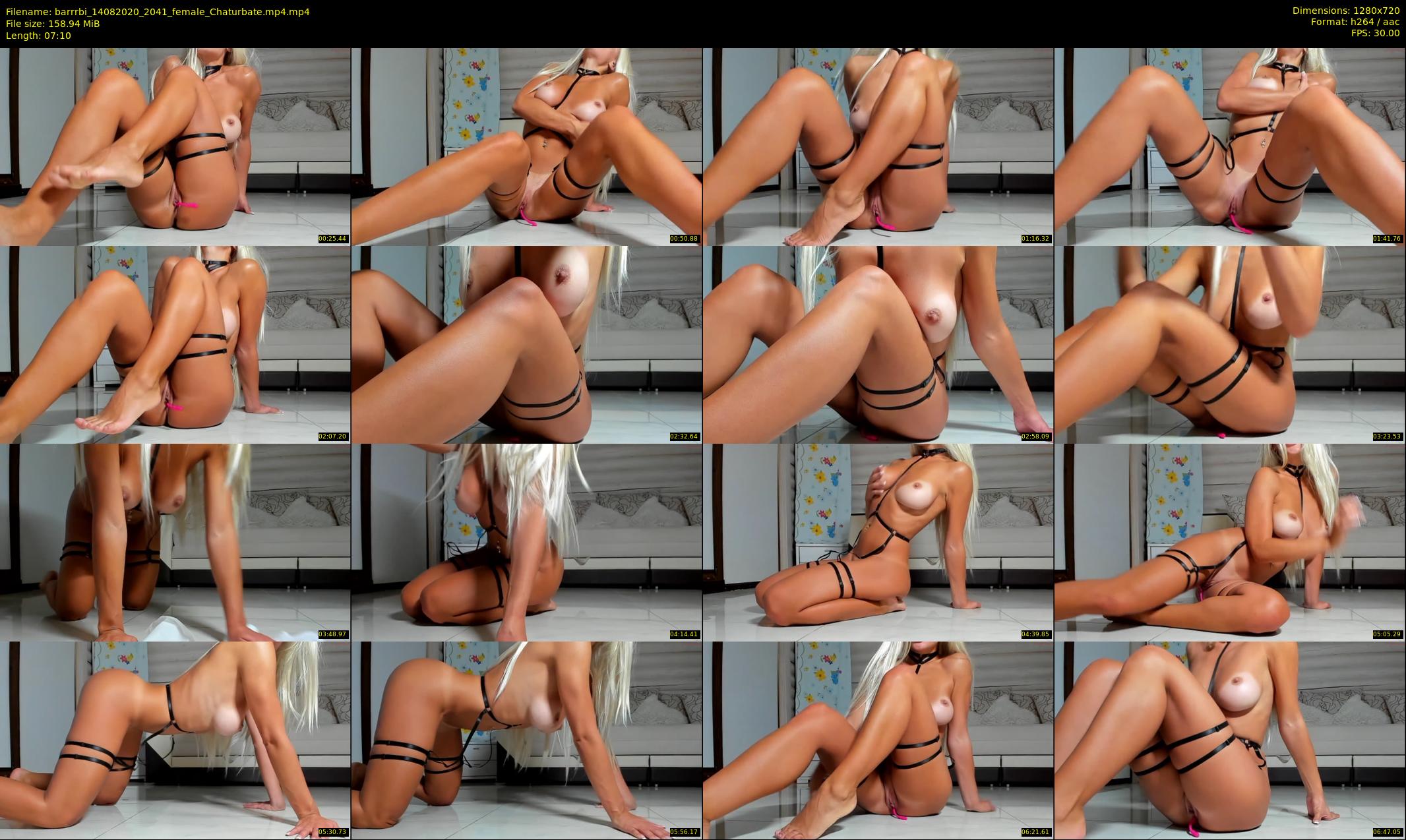 barrrbi — 8 minute Chaturbate female cam show recording, 720p, Aug 14, 2020