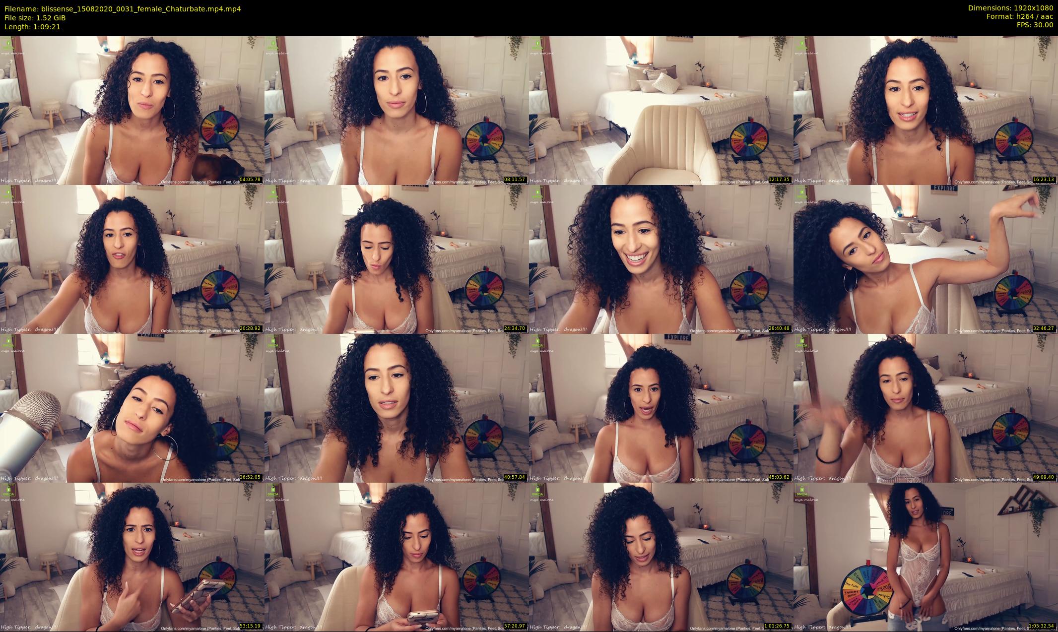 blissense — 70 minute Chaturbate female cam show recording, 1080p, Aug 15, 2020