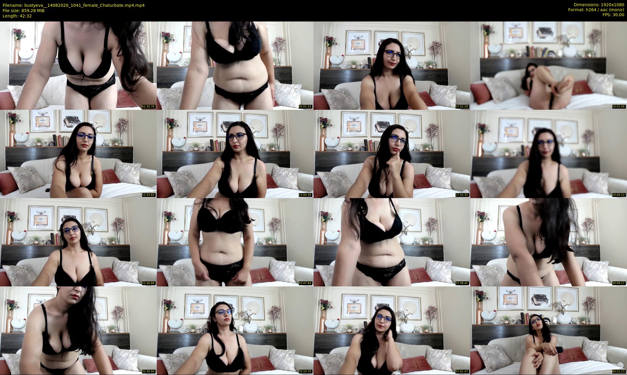 bustyeva_ — 43 minute Chaturbate female cam show recording, 1080p, Aug 14, 2020
