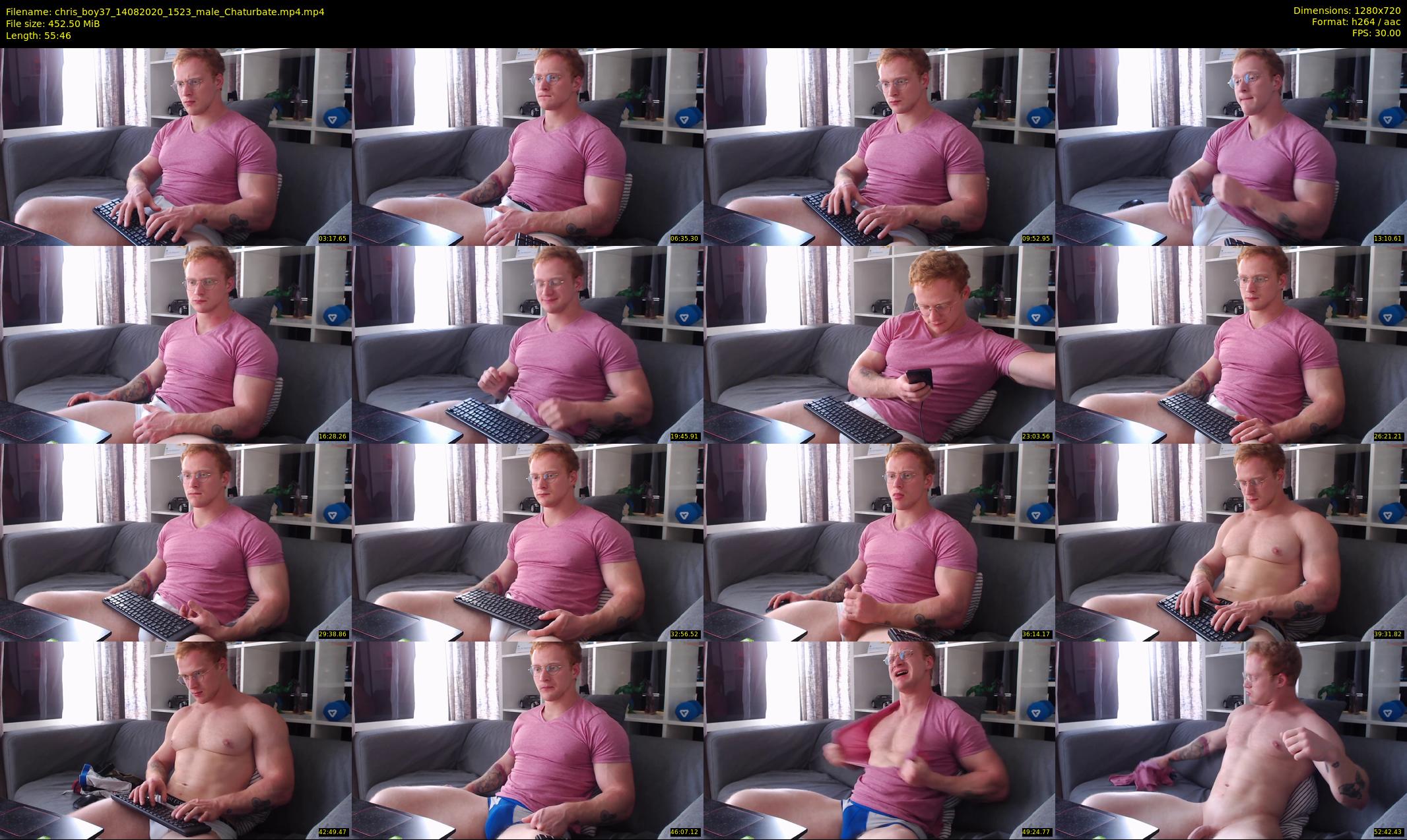 chris_boy37 — 56 minute Chaturbate male cam show recording, 720p, Aug 14, 2020