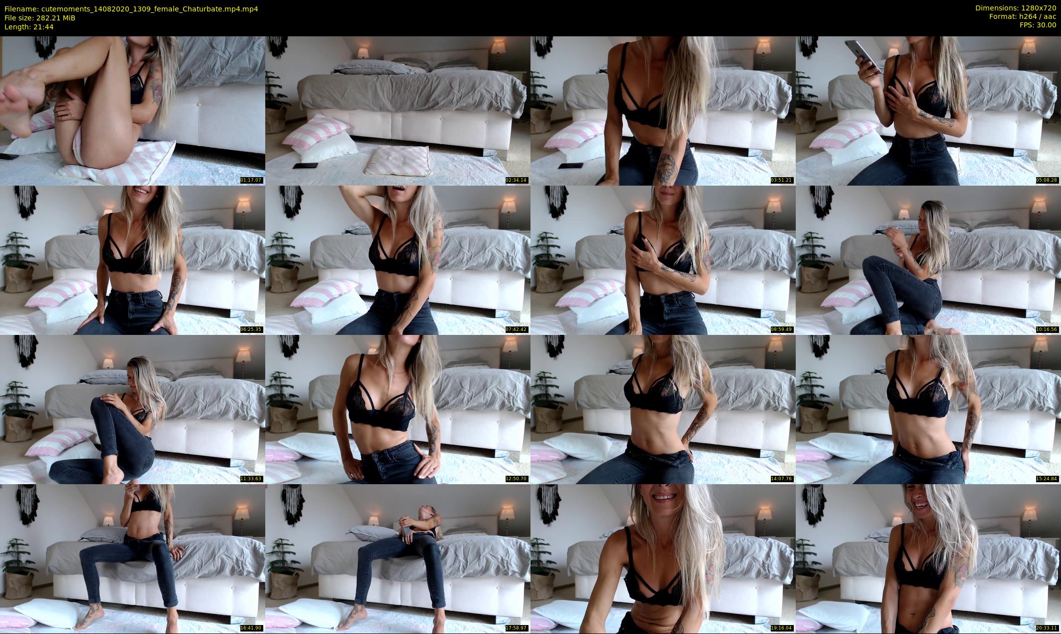 cutemoments — 22 minute Chaturbate female cam show recording, 720p, Aug 14, 2020