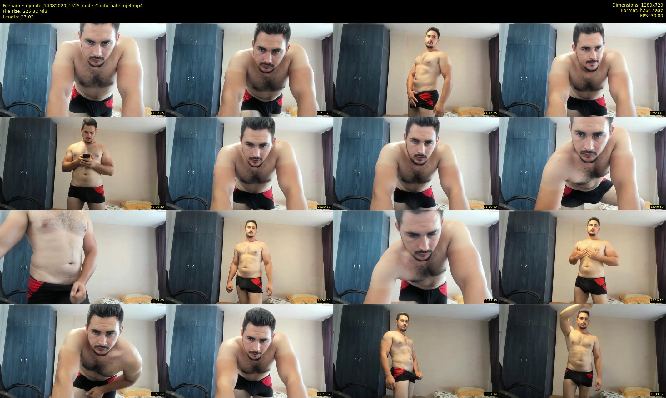 djmute — 28 minute Chaturbate male cam show recording, 720p, Aug 14, 2020