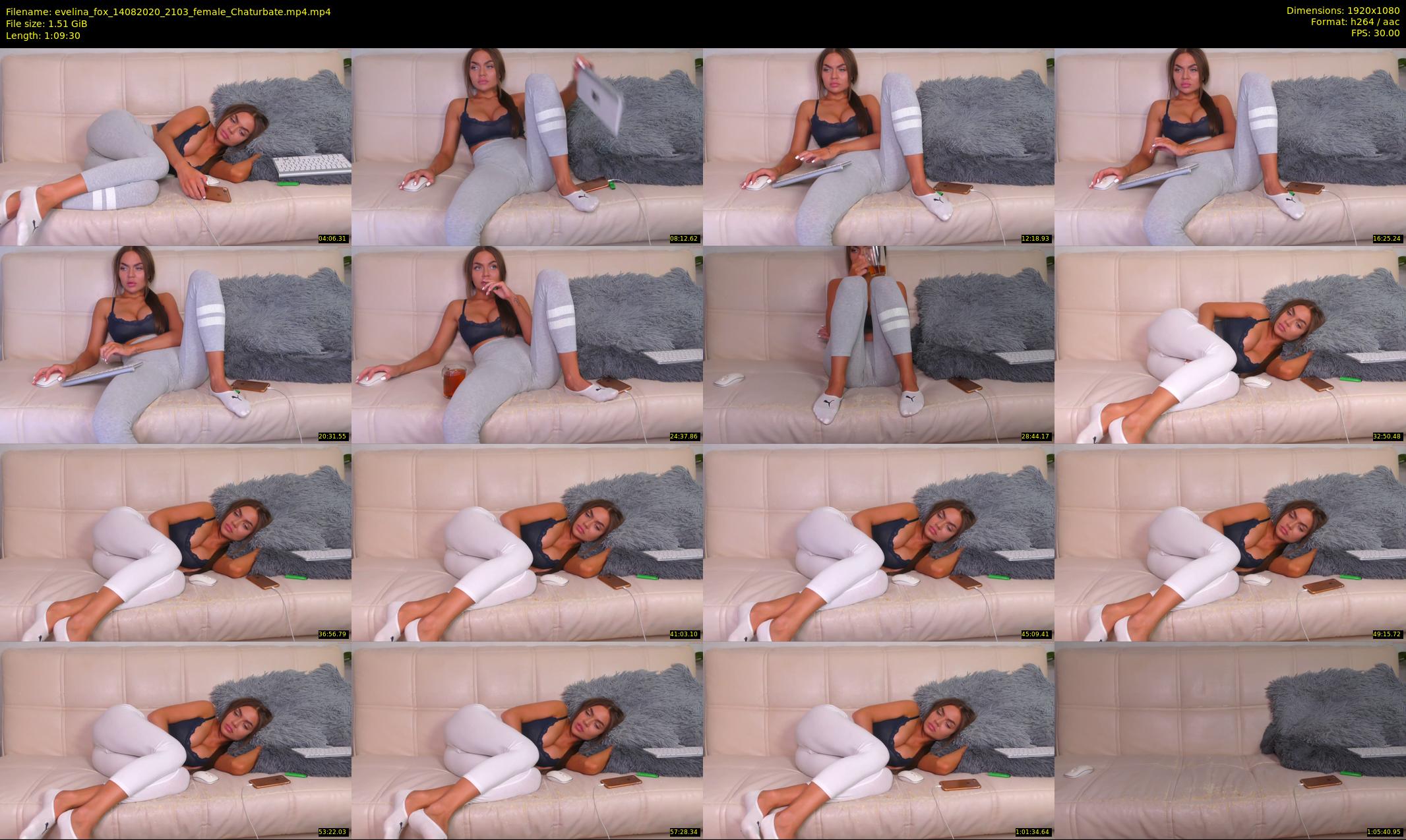 evelina_fox — 70 minute Chaturbate female cam show recording, 1080p, Aug 14, 2020