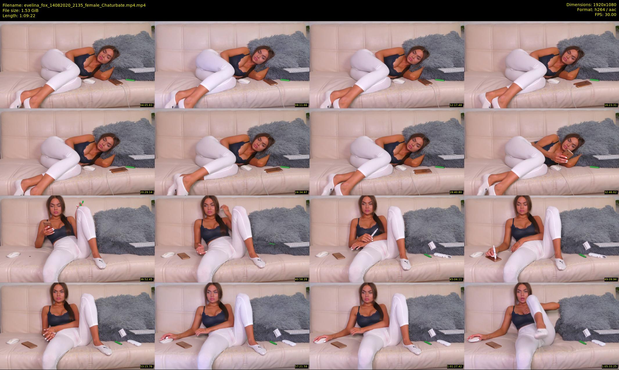 evelina_fox — 70 minute Chaturbate female cam show recording, 1080p, Aug 14, 2020