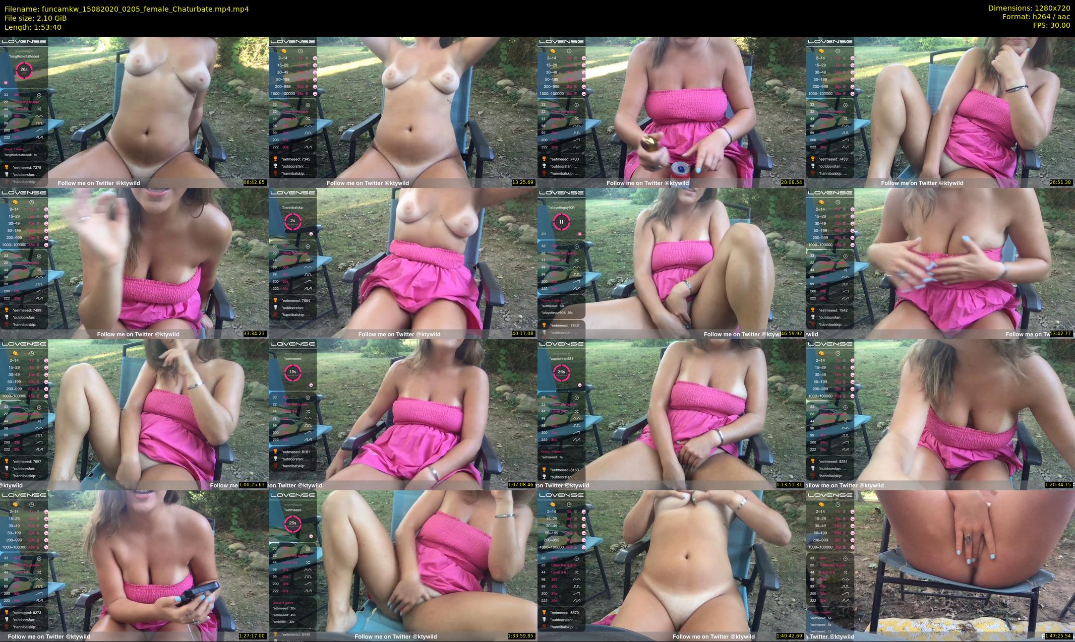 funcamkw — 114 minute Chaturbate female cam show recording, 720p, Aug 15, 2020