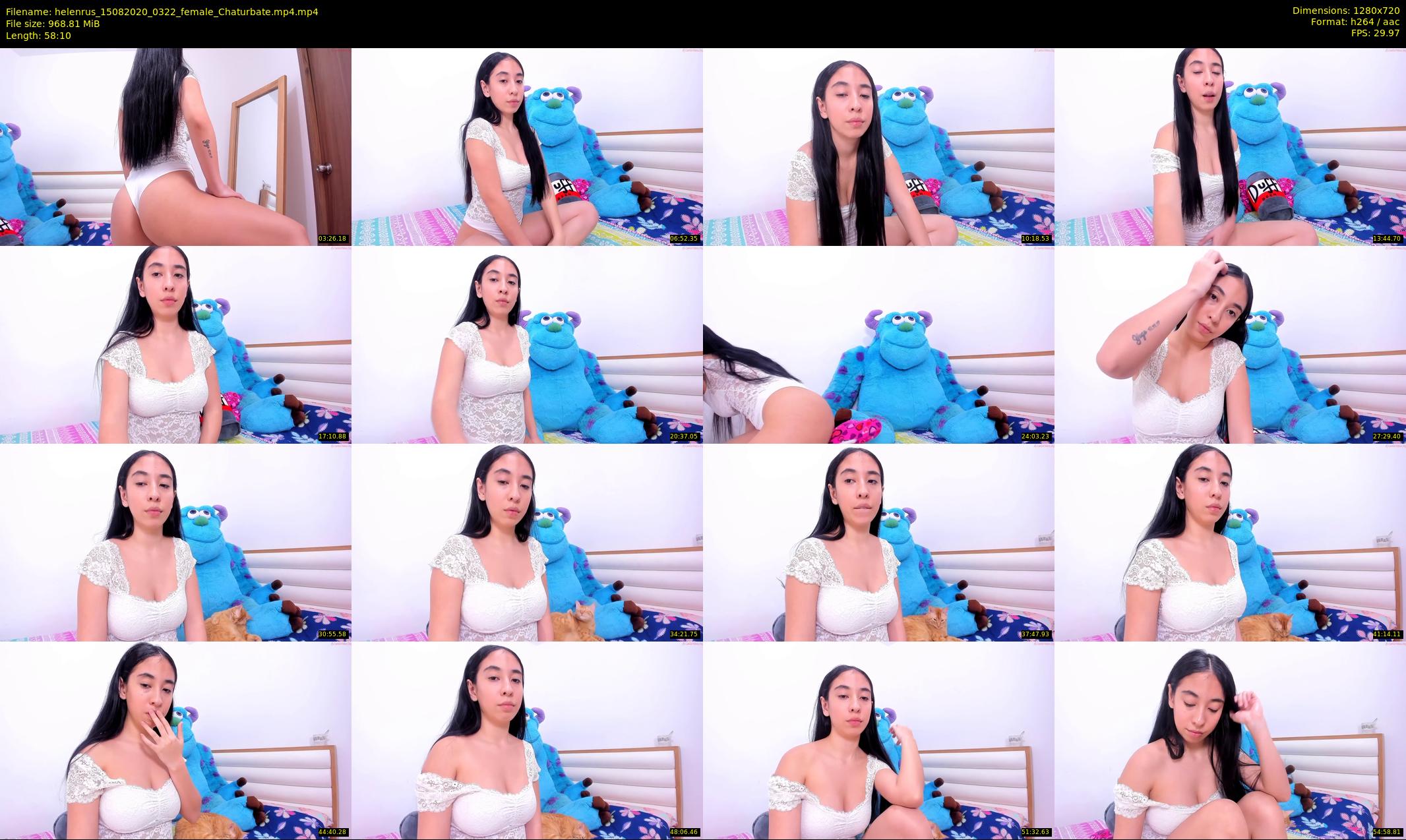 helenrus — 59 minute Chaturbate female cam show recording, 720p, Aug 15, 2020