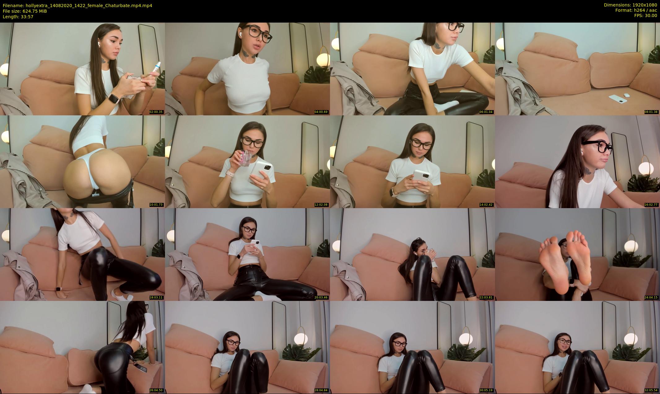 hollyextra — 34 minute Chaturbate female cam show recording, 1080p, Aug 14, 2020