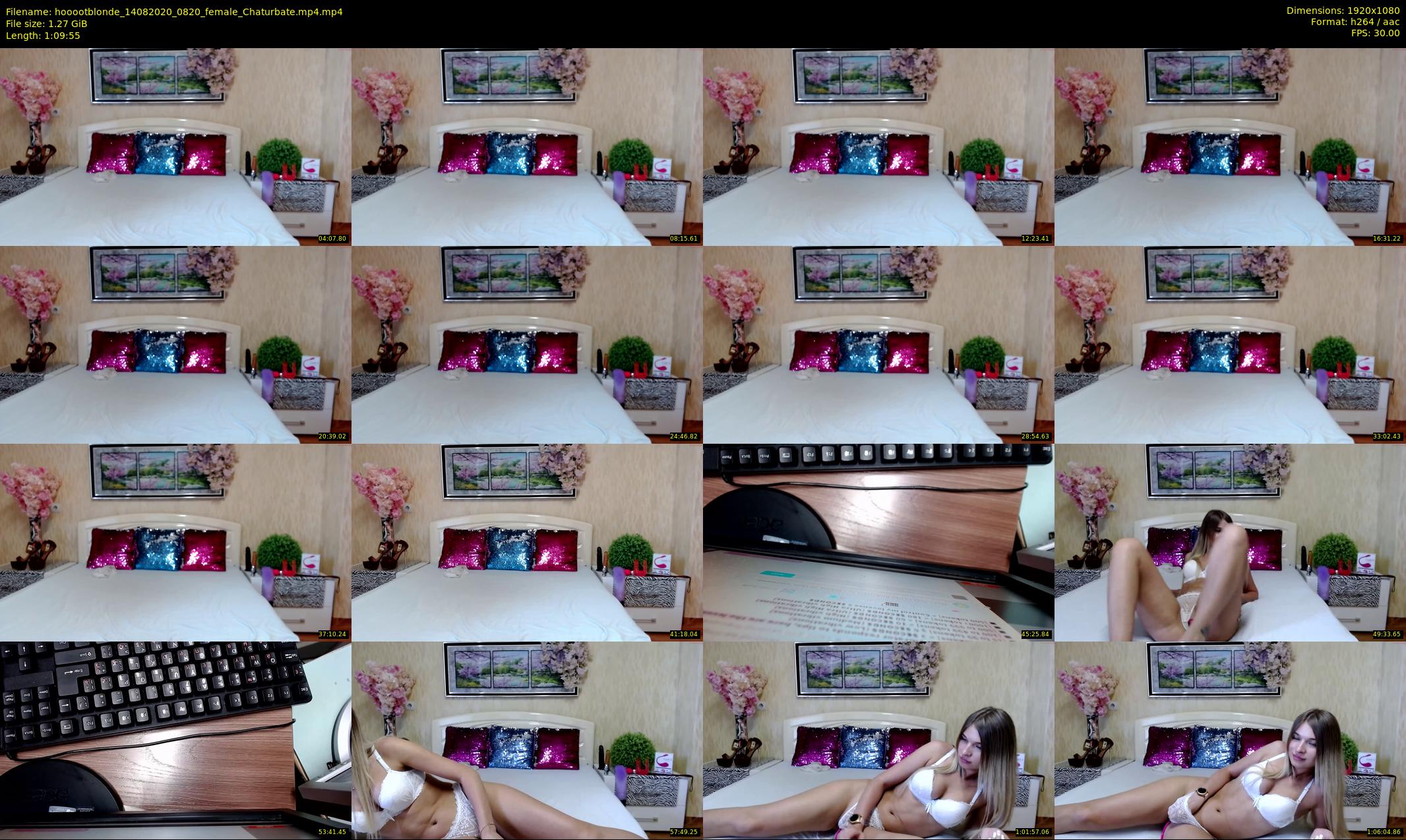 hooootblonde — 70 minute Chaturbate female cam show recording, 1080p, Aug 14, 2020