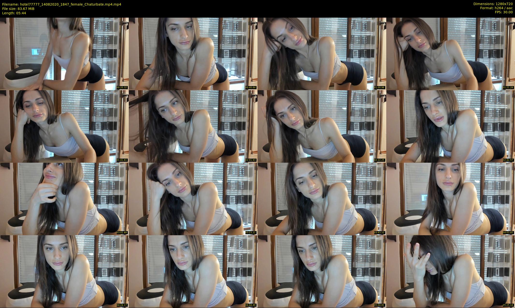 hotel77777 — 6 minute Chaturbate female cam show recording, 720p, Aug 14, 2020