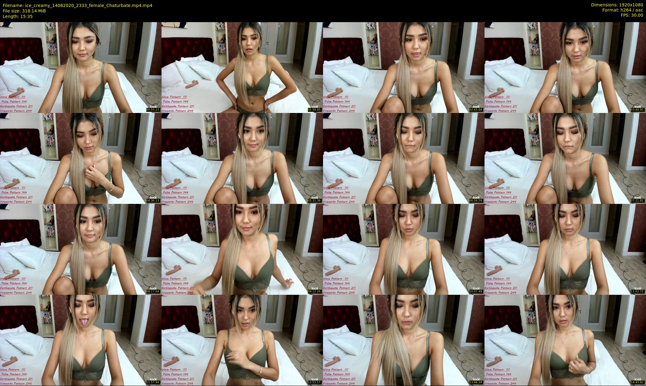 ice_creamy — 16 minute Chaturbate female cam show recording, 1080p, Aug 14, 2020