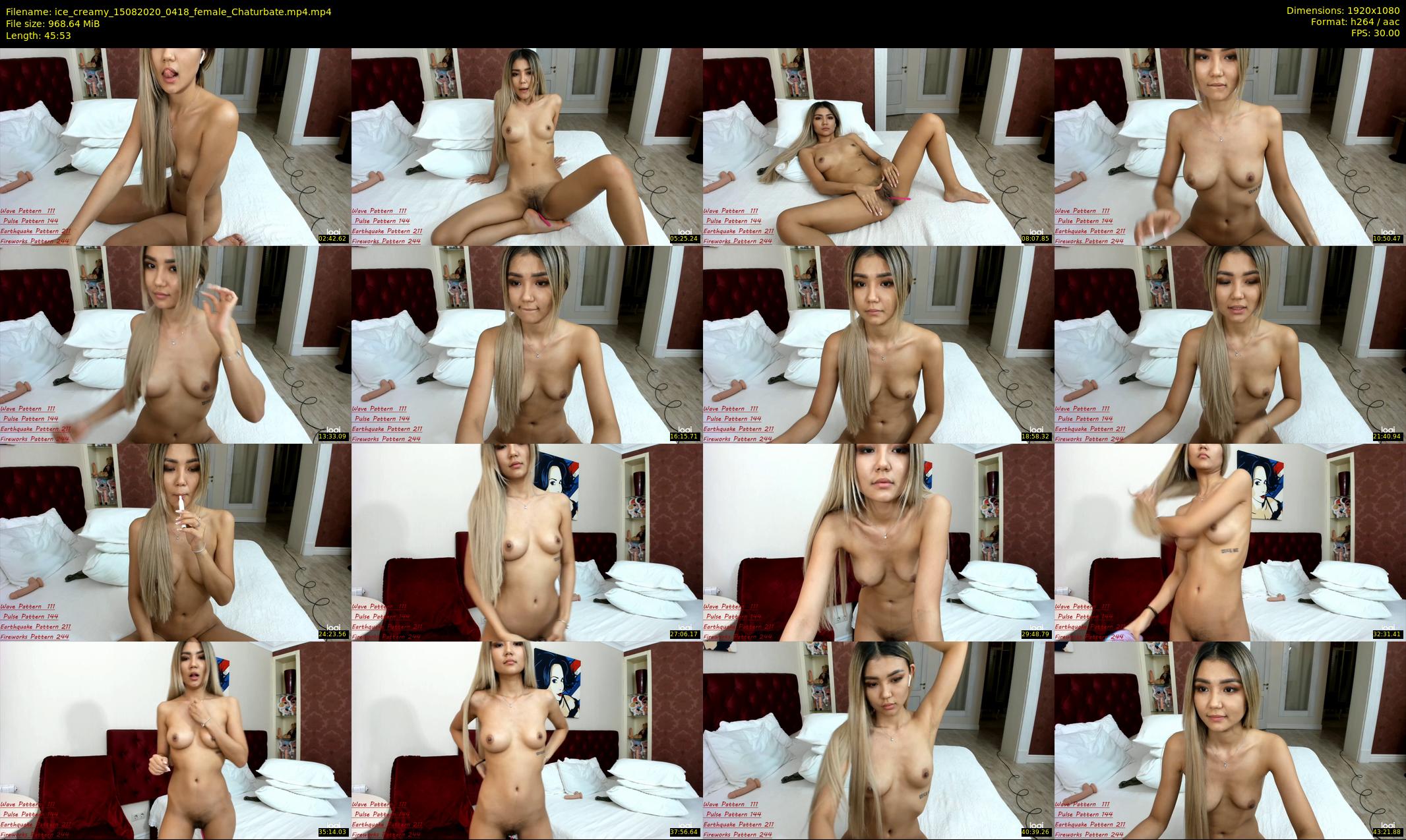 ice_creamy — 46 minute Chaturbate female cam show recording, 1080p, Aug 15, 2020