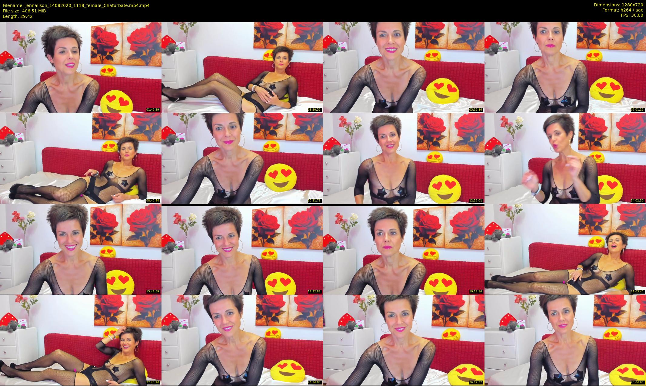 jennalison — 30 minute Chaturbate female cam show recording, 720p, Aug 14, 2020
