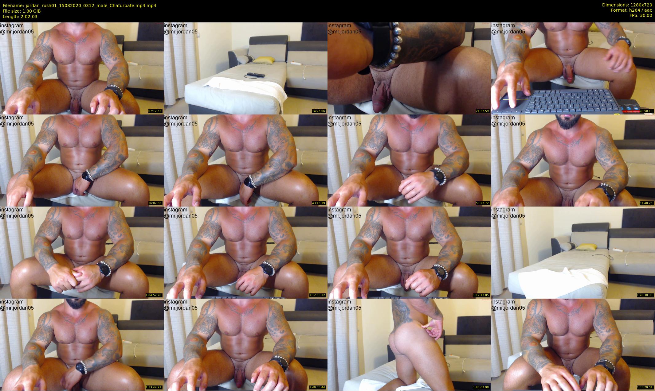 jordan_rush01 — 123 minute Chaturbate male cam show recording, 720p, Aug 15, 2020