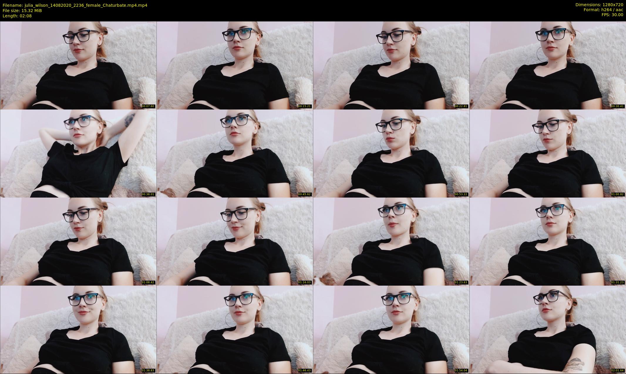 julia_wilson — 3 minute Chaturbate female cam show recording, 720p, Aug 14, 2020