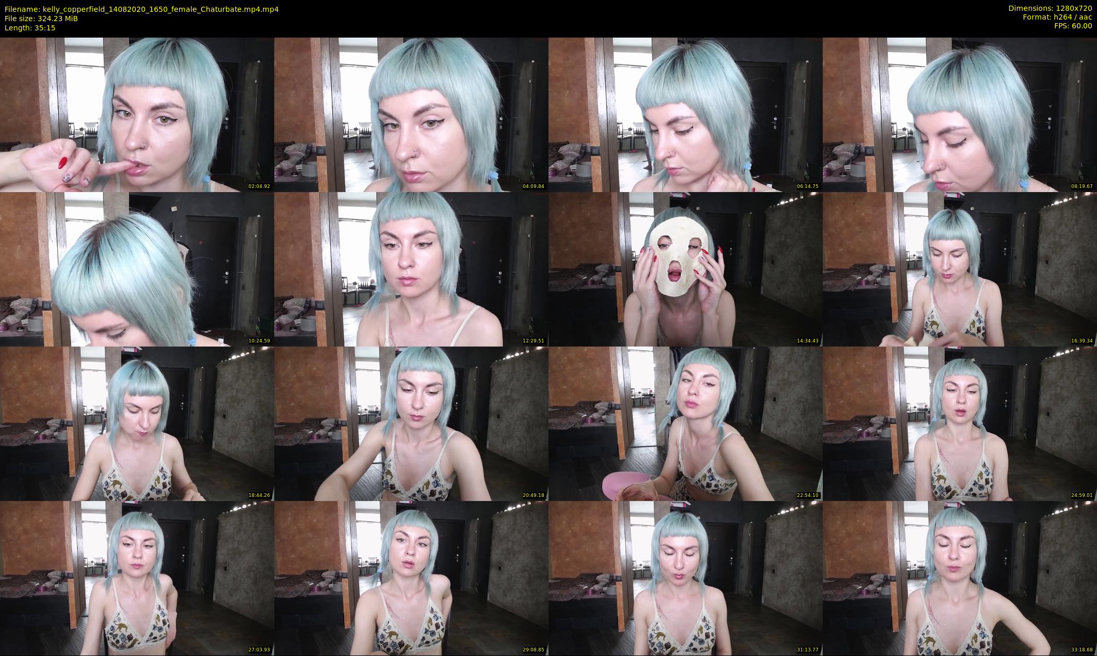 kelly_copperfield — 36 minute Chaturbate female cam show recording, 720p, Aug 14, 2020
