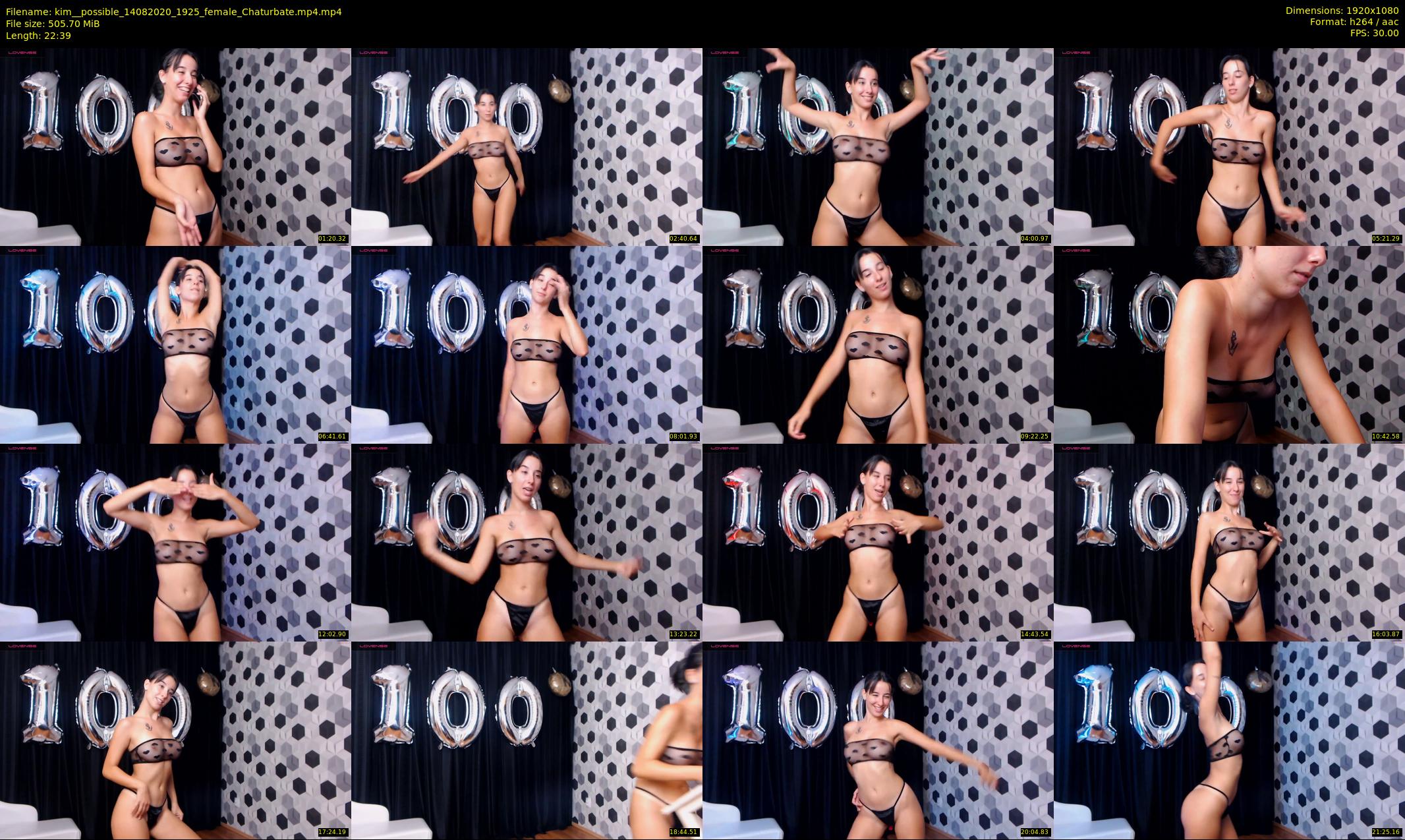 kim__possible — 23 minute Chaturbate female cam show recording, 1080p, Aug 14, 2020