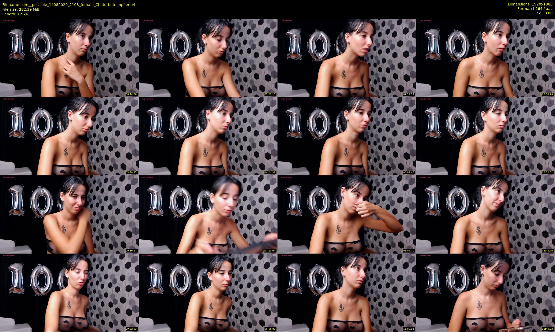 kim__possible — 13 minute Chaturbate female cam show recording, 1080p, Aug 14, 2020