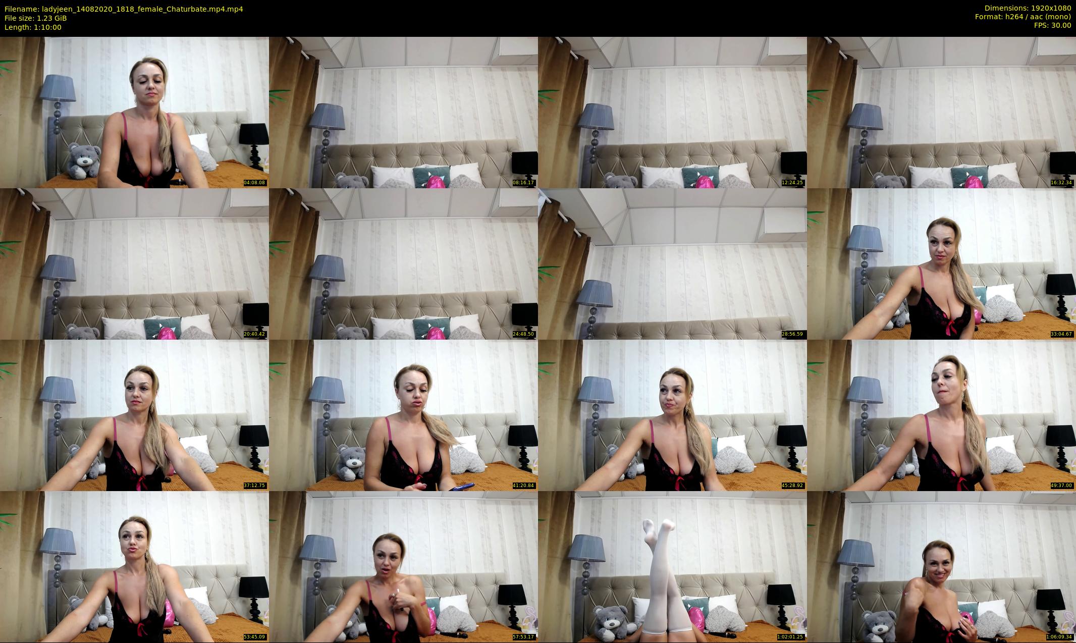 ladyjeen — 70 minute Chaturbate female cam show recording, 1080p, Aug 14, 2020