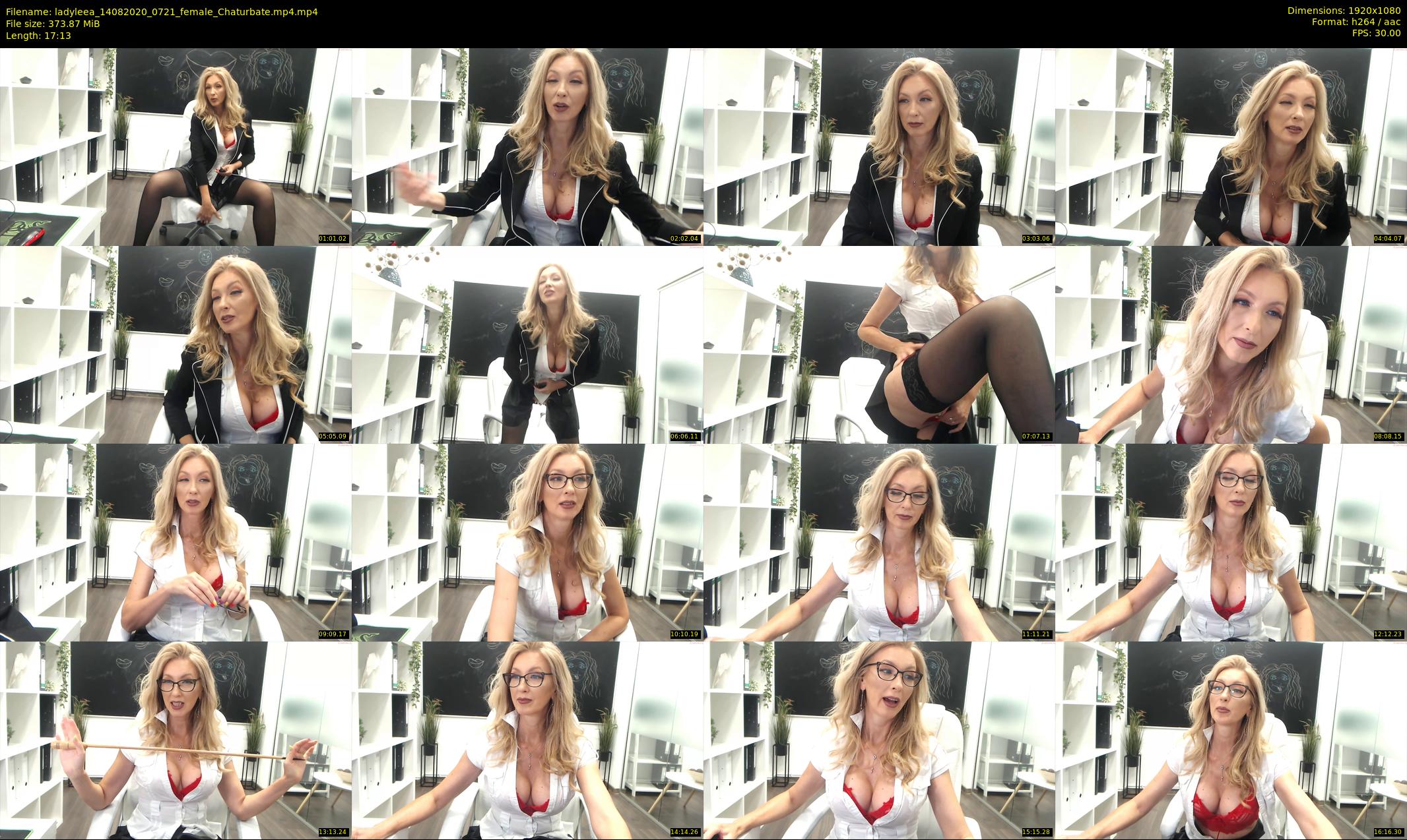 ladyleea — 18 minute Chaturbate female cam show recording, 1080p, Aug 14, 2020