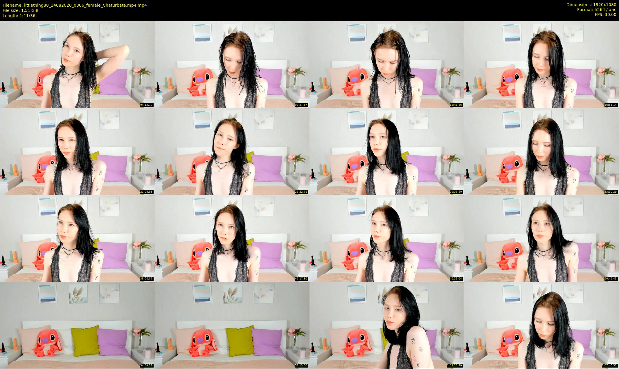littlething88 — 72 minute Chaturbate female cam show recording, 1080p, Aug 14, 2020