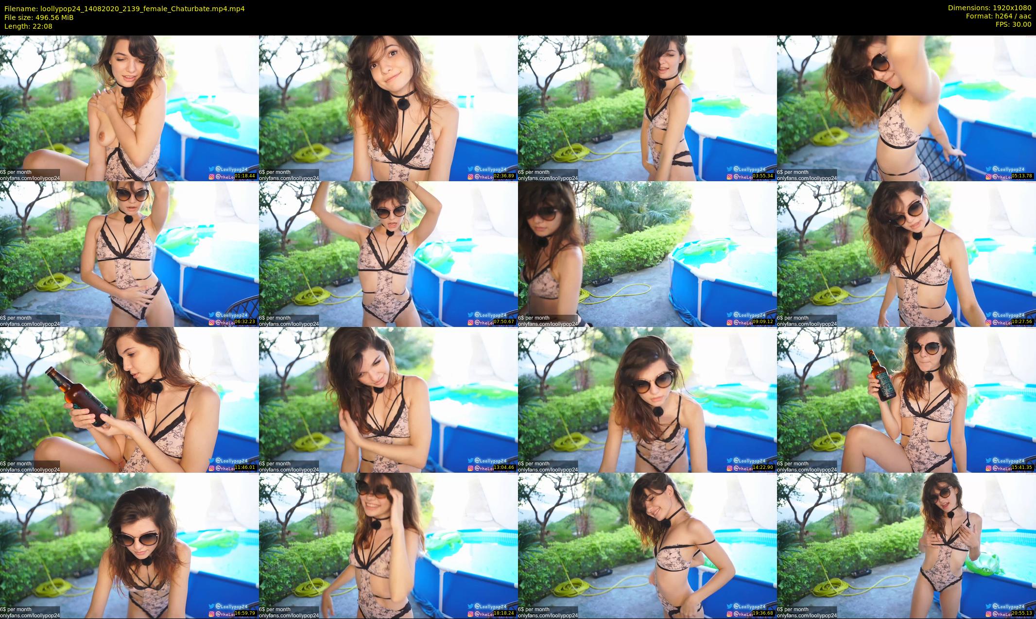 loollypop24 — 23 minute Chaturbate female cam show recording, 1080p, Aug 14, 2020