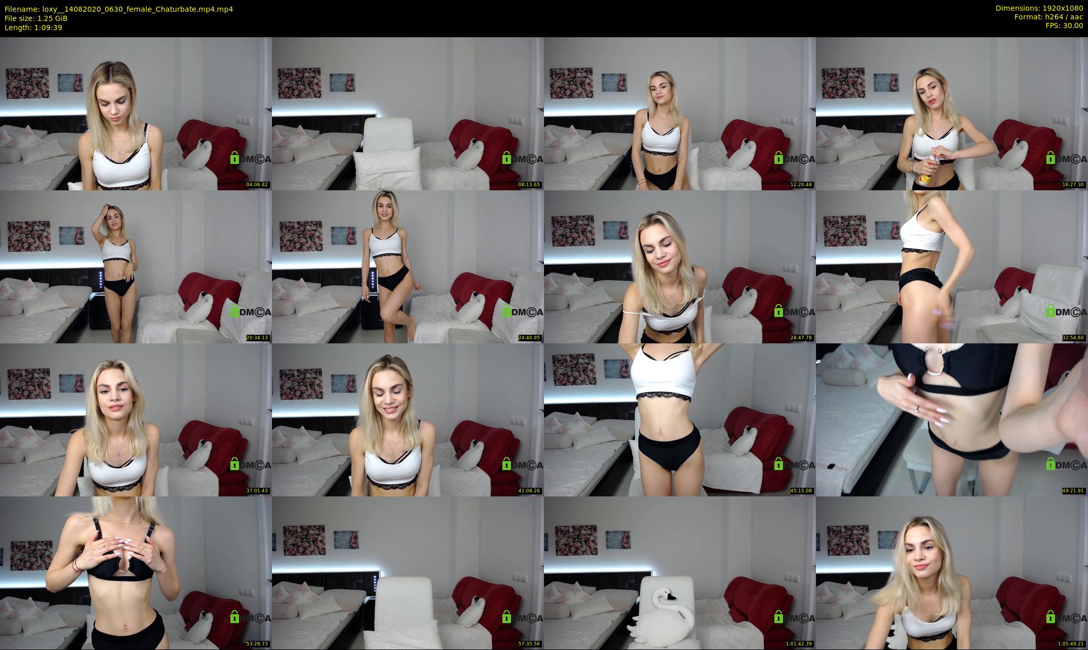 loxy_ — 70 minute Chaturbate female cam show recording, 1080p, Aug 14, 2020