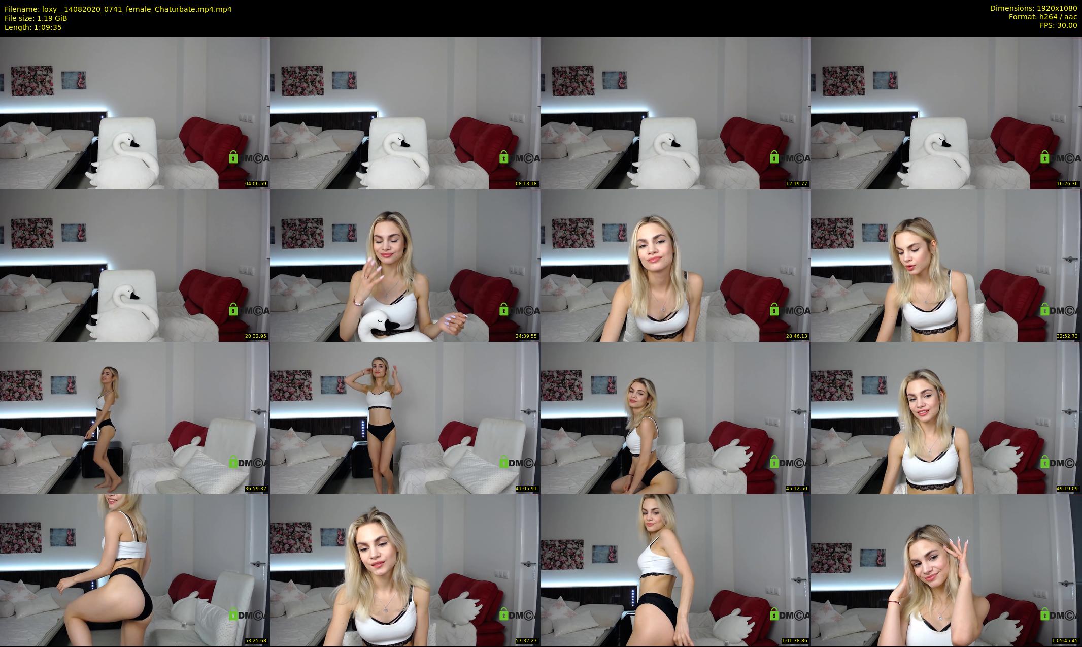 loxy_ — 70 minute Chaturbate female cam show recording, 1080p, Aug 14, 2020