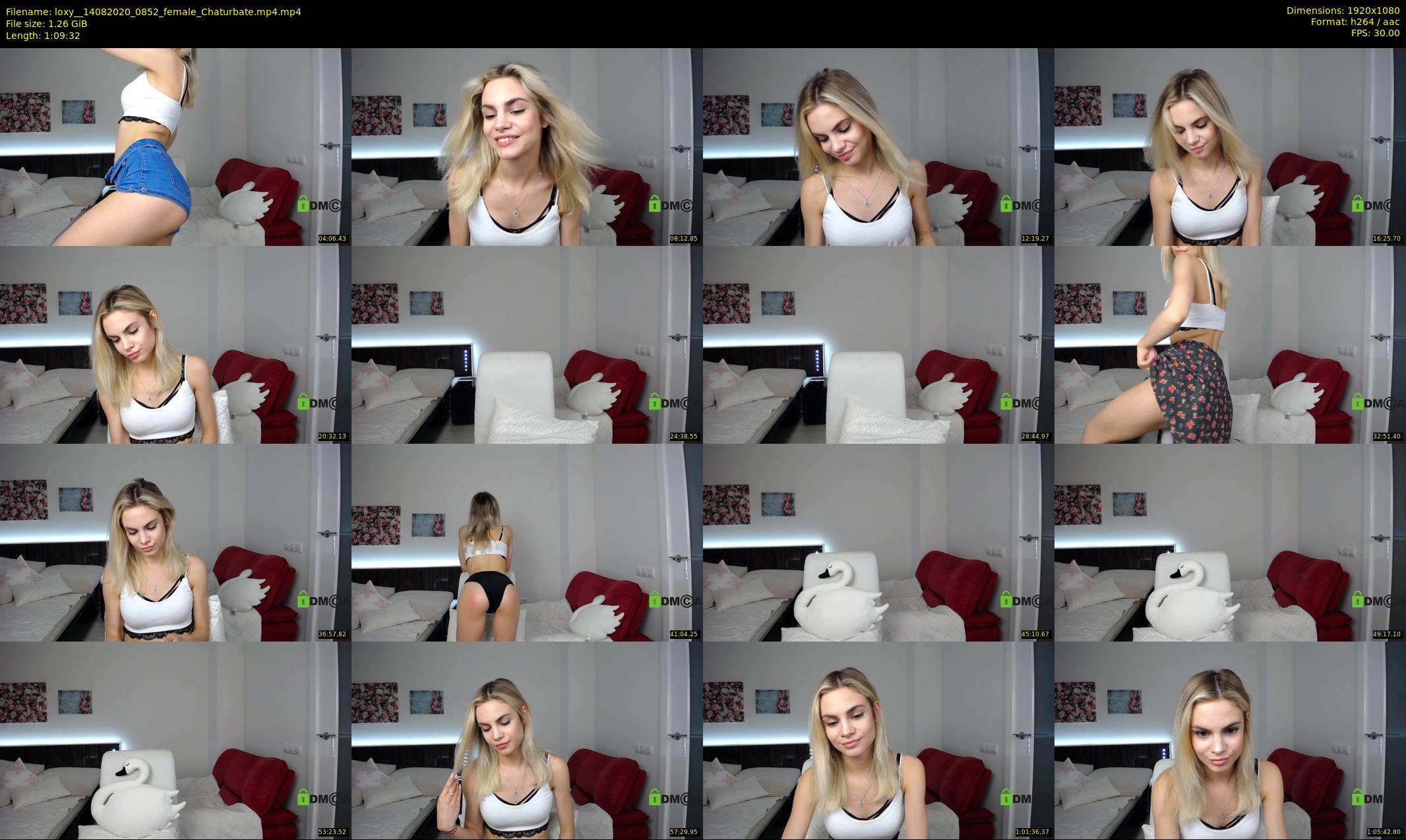 loxy_ — 70 minute Chaturbate female cam show recording, 1080p, Aug 14, 2020