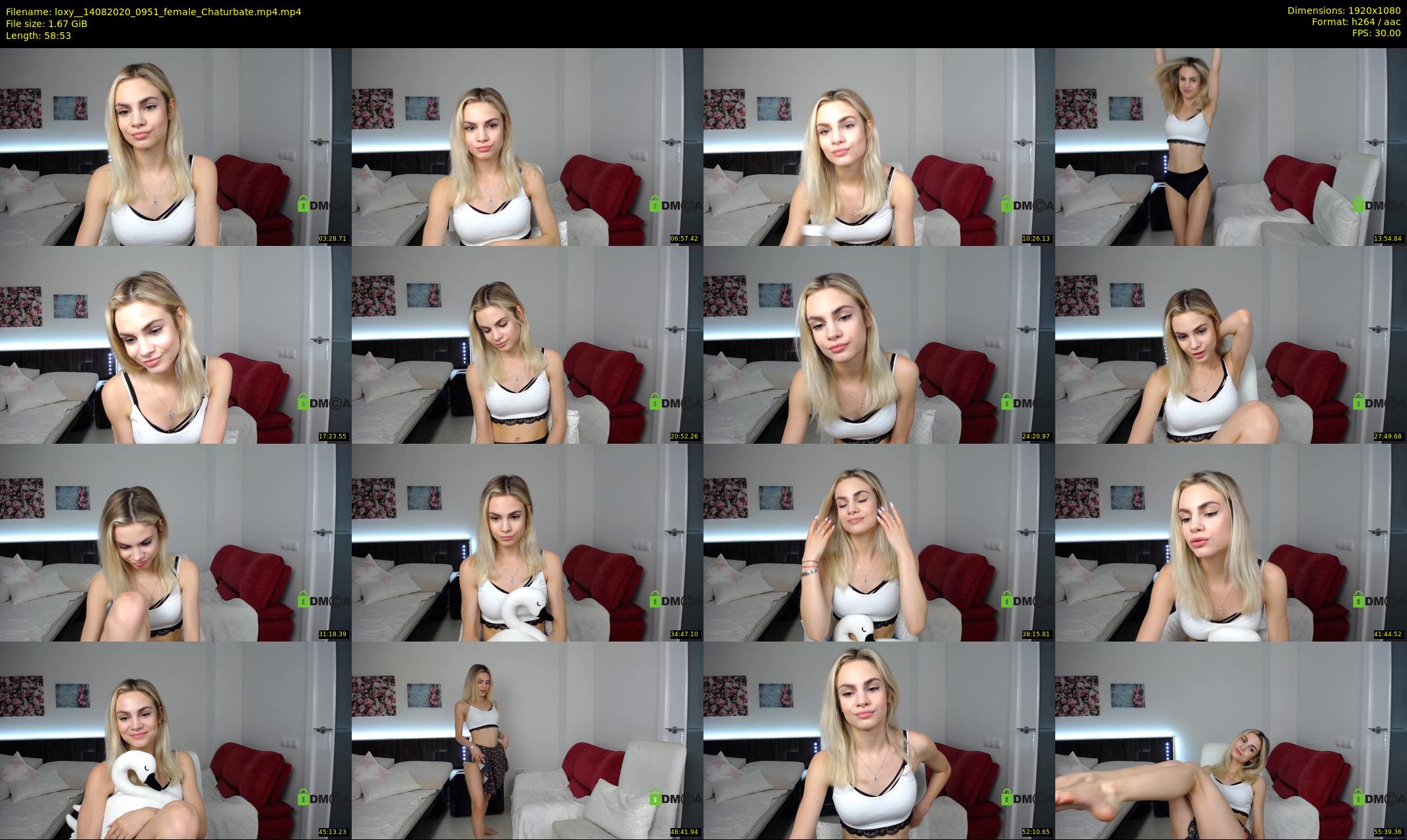 loxy_ — 59 minute Chaturbate female cam show recording, 1080p, Aug 14, 2020