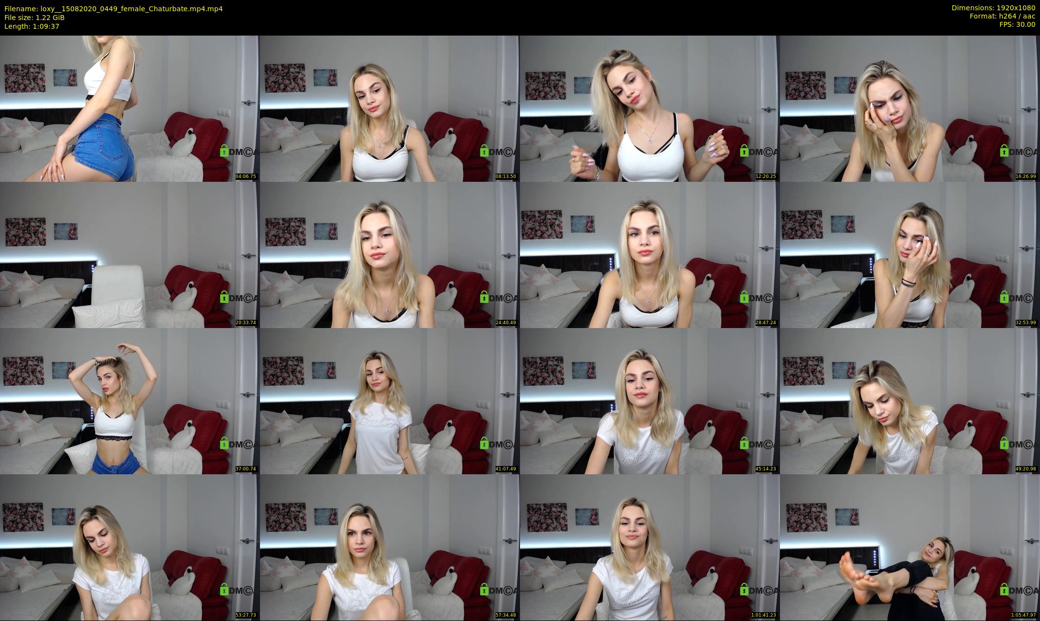 loxy_ — 70 minute Chaturbate female cam show recording, 1080p, Aug 15, 2020