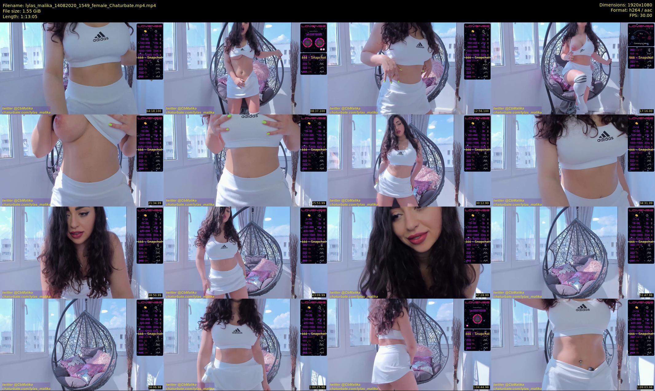 lylas_malika — 74 minute Chaturbate female cam show recording, 1080p, Aug 14, 2020
