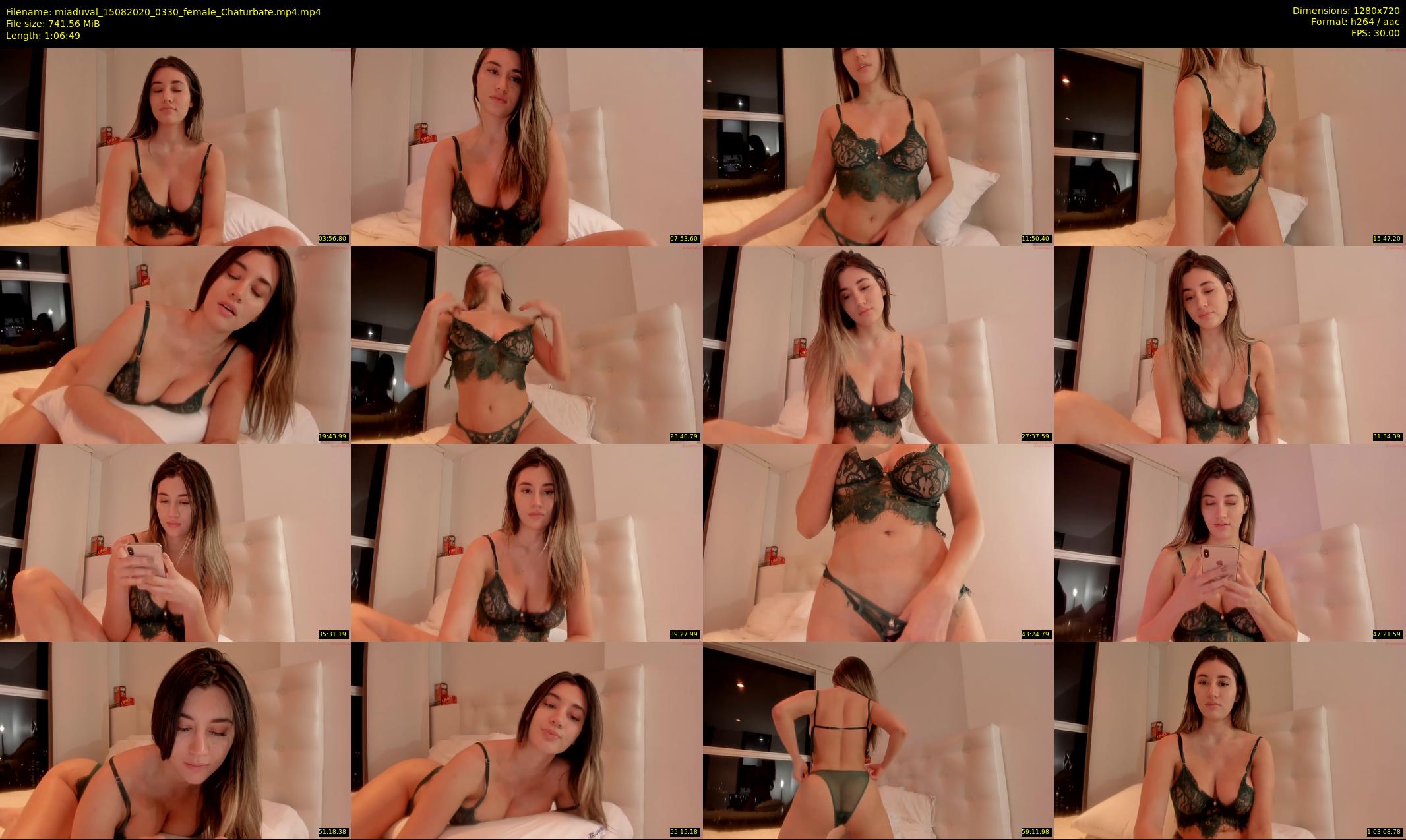 miaduval — 67 minute Chaturbate female cam show recording, 720p, Aug 15, 2020