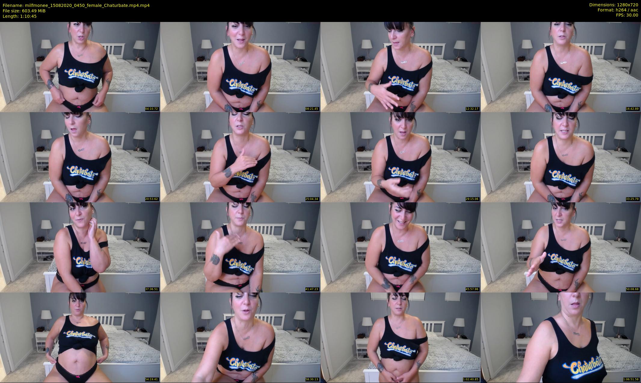 milfmonee — 71 minute Chaturbate female cam show recording, 720p, Aug 15, 2020