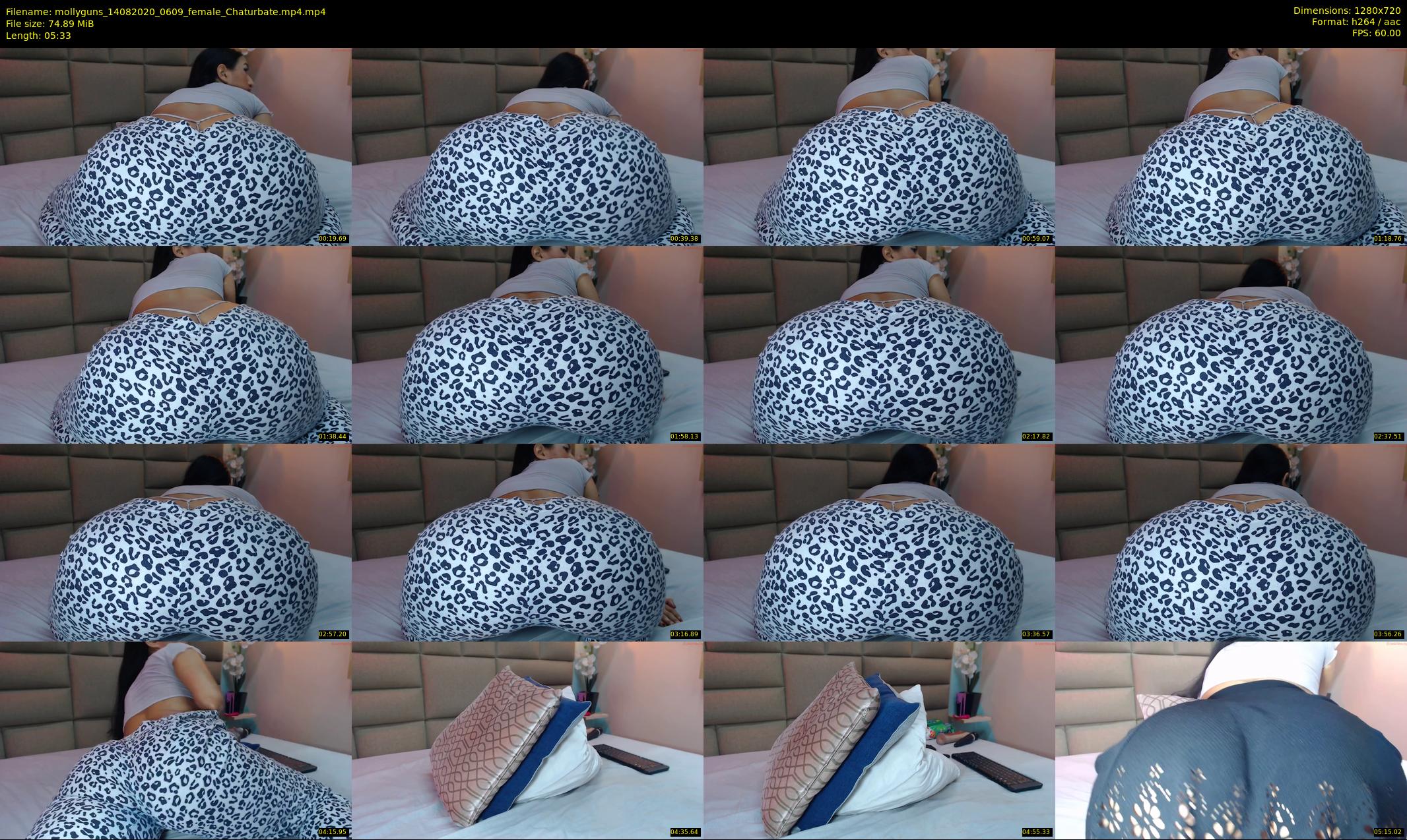 mollyguns — 6 minute Chaturbate female cam show recording, 720p, Aug 14, 2020