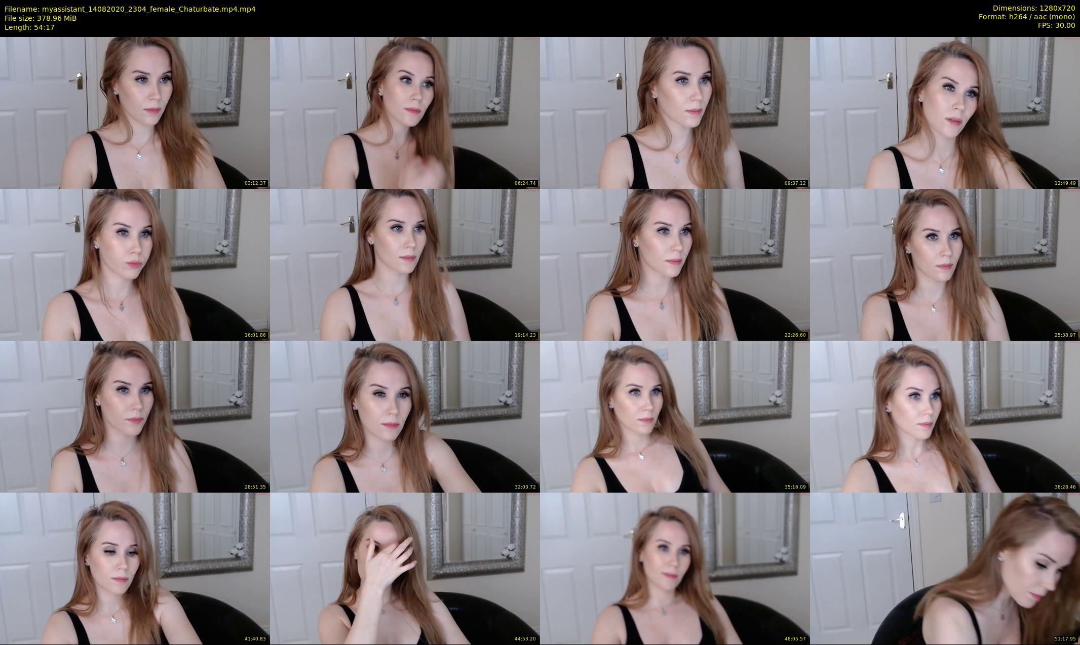 myassistant — 55 minute Chaturbate female cam show recording, 720p, Aug 14, 2020