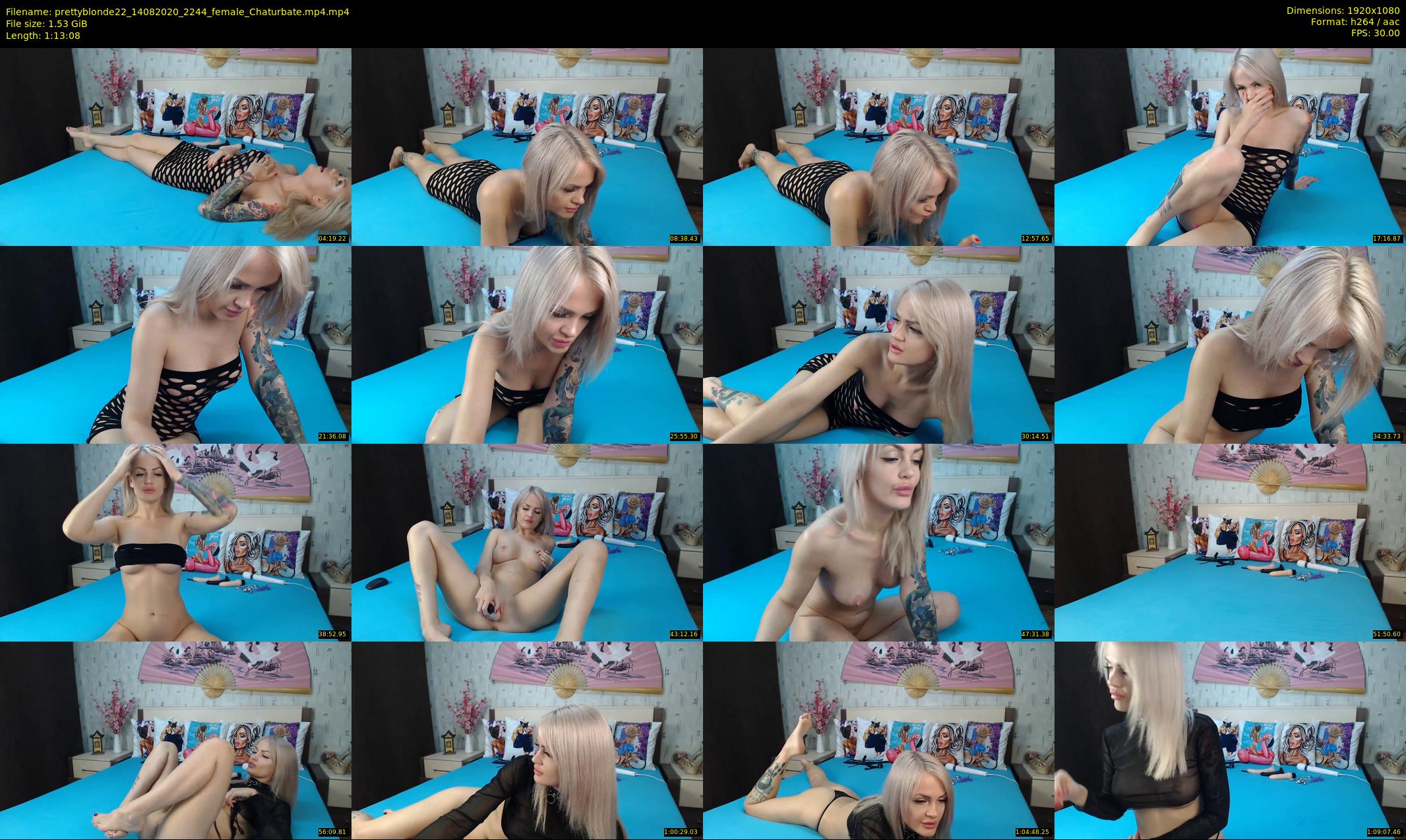 prettyblonde22 — 74 minute Chaturbate female cam show recording, 1080p, Aug 14, 2020