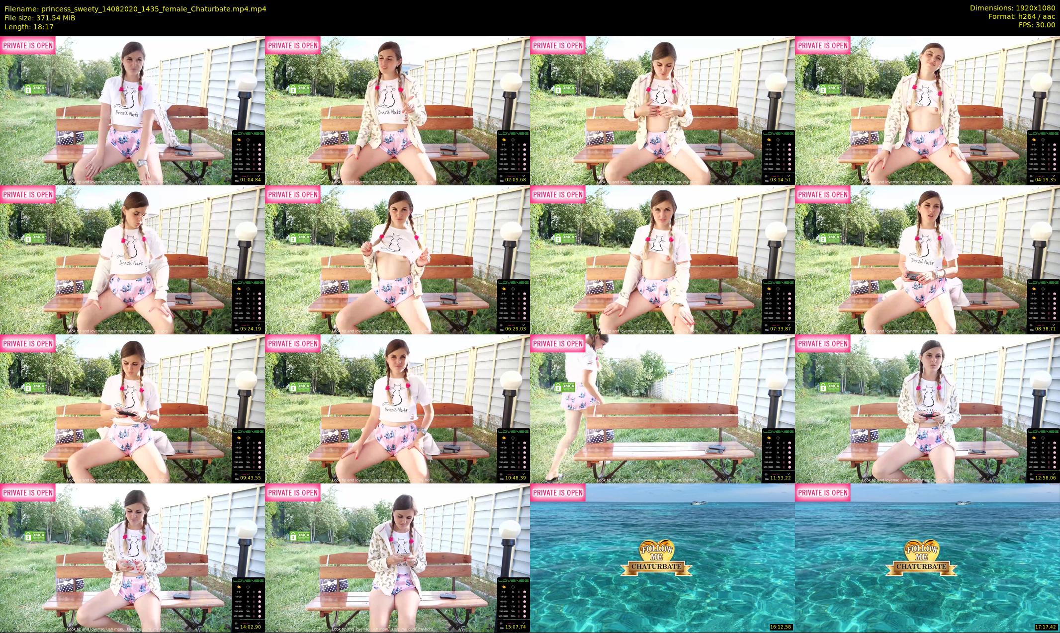 princess_sweety — 19 minute Chaturbate couple cam show recording, 1080p, Aug 14, 2020