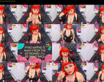 pyrowayne — 54 minute Chaturbate female cam show recording, 720p, Aug 14, 2020