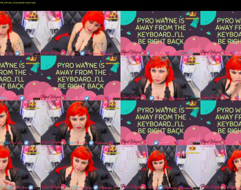 pyrowayne — 54 minute Chaturbate female cam show recording, 720p, Aug 15, 2020