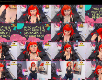 pyrowayne — 54 minute Chaturbate female cam show recording, 720p, Aug 15, 2020