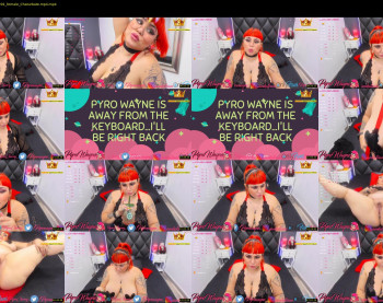 pyrowayne — 54 minute Chaturbate female cam show recording, 720p, Aug 15, 2020