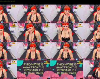 pyrowayne — 54 minute Chaturbate female cam show recording, 720p, Aug 15, 2020