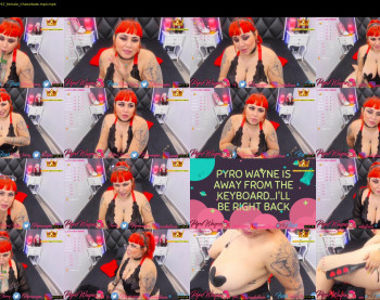 pyrowayne — 54 minute Chaturbate female cam show recording, 720p, Aug 15, 2020